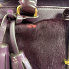 Coach Legacy North South Satchel Leather with Ponyhair Patent Handles F1320-26362