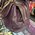 Coach Legacy North South Satchel Leather with Ponyhair Patent Handles F1320-26362