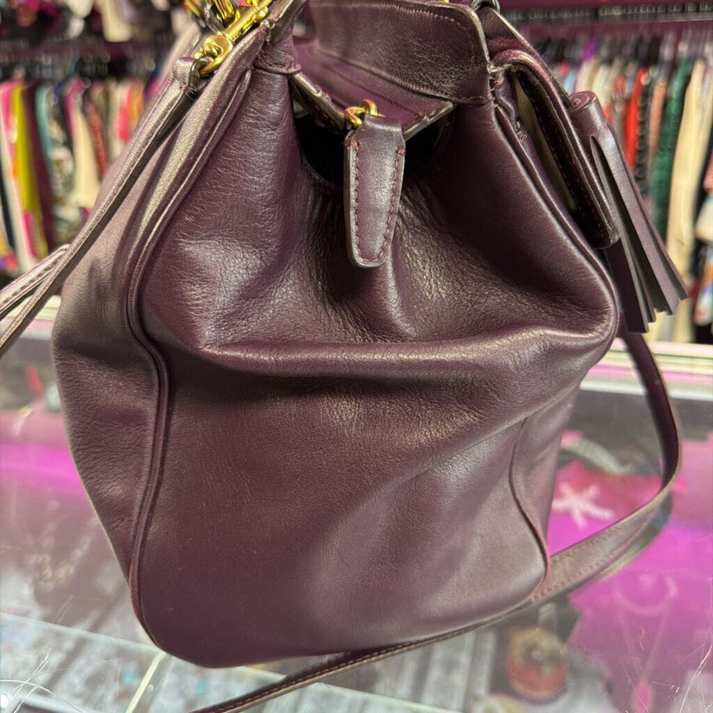 Coach Legacy North South Satchel Leather with Ponyhair Patent Handles F1320-26362