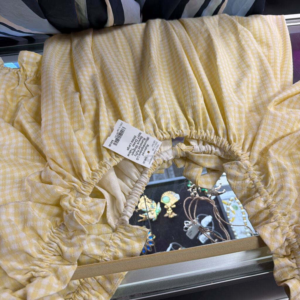 LG Rumored Puffy Sleeve Gingham NWT Dress
