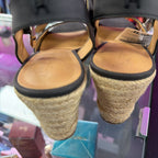 7 Tommy Hilifiger Espadrille Wedge Sandal Open Toe