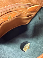 Dooney & Bourke VTG Calvary Spectator Pebbled Crossbody Bag