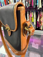 Dooney & Bourke VTG Calvary Spectator Pebbled Crossbody Bag