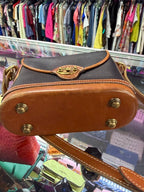 Dooney & Bourke VTG Calvary Spectator Pebbled Crossbody Bag