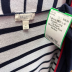 MED L/S Stripes Long Cardigan