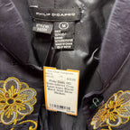 MD Embroidered Crop Asian Inspo Blazer