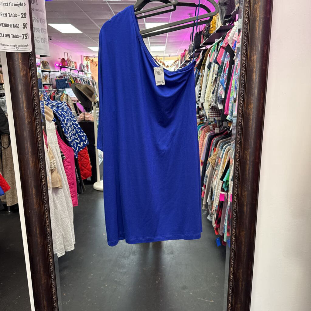 MD NWT One Shoulder Solid Dress