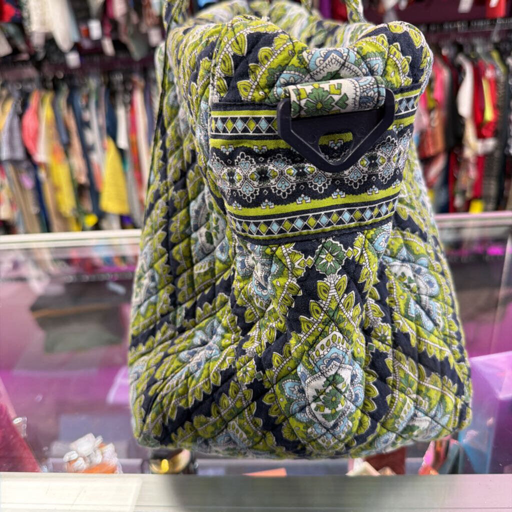 Vera Bradley Duffle Bag In Retired Cambridge Paisley Print NO Long Strap