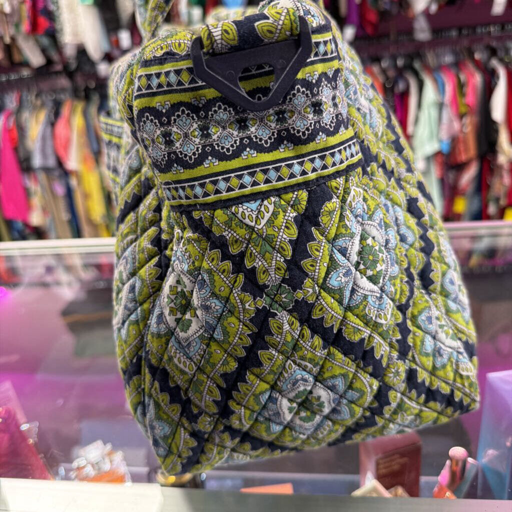 Vera Bradley Duffle Bag In Retired Cambridge Paisley Print NO Long Strap