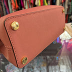 Michael Kors Sheila Center Zip Vegan Satchel