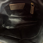 Coach Ashley Metallic Leather Pleated Hippie Shoulder Bag F17605