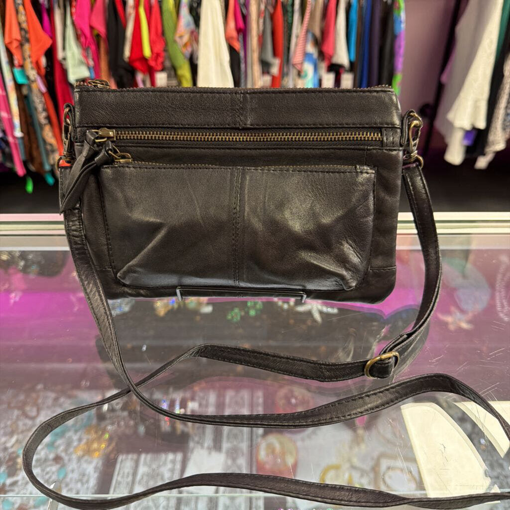 Fossil Leather Outer pocket Crossbody