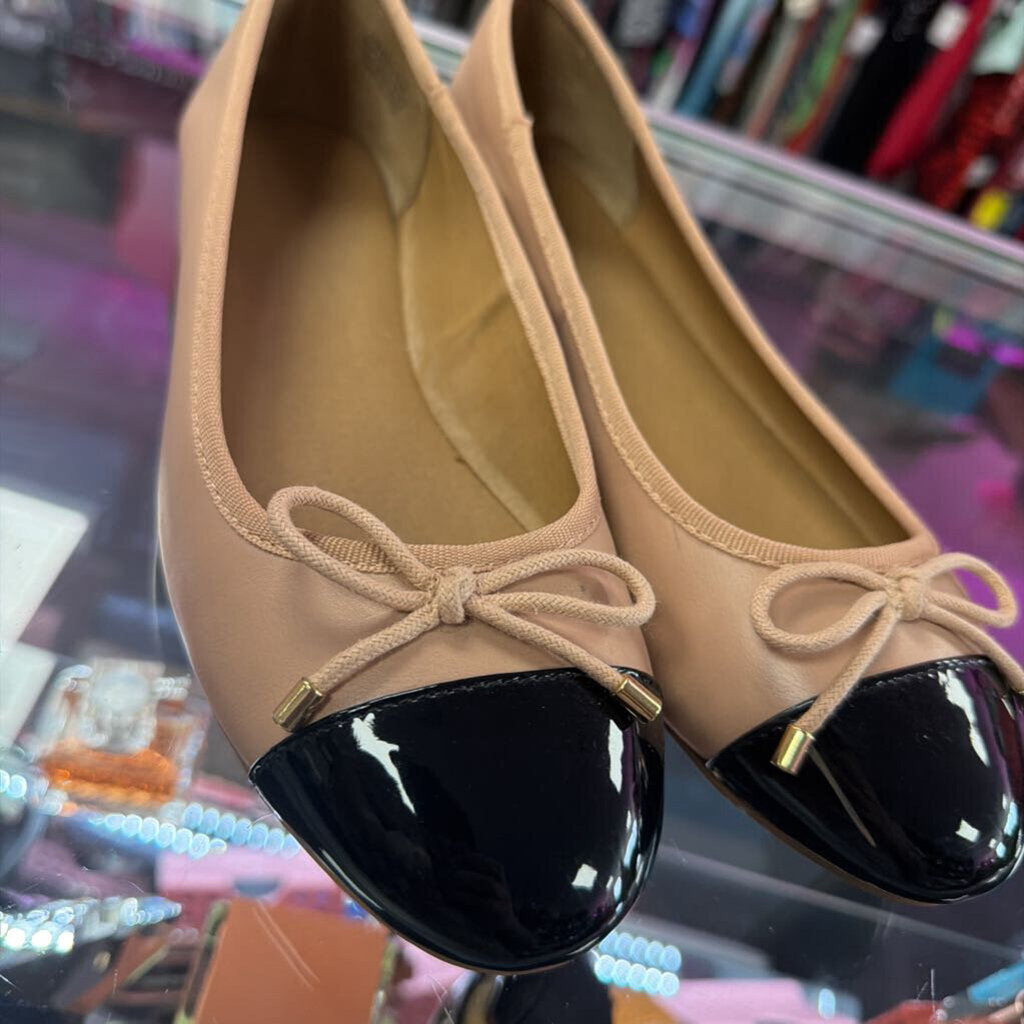 8.5 M Crown & Ivy Beale Cap Toe ballet Flat