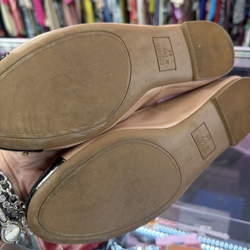 8.5 M Crown & Ivy Beale Cap Toe ballet Flat