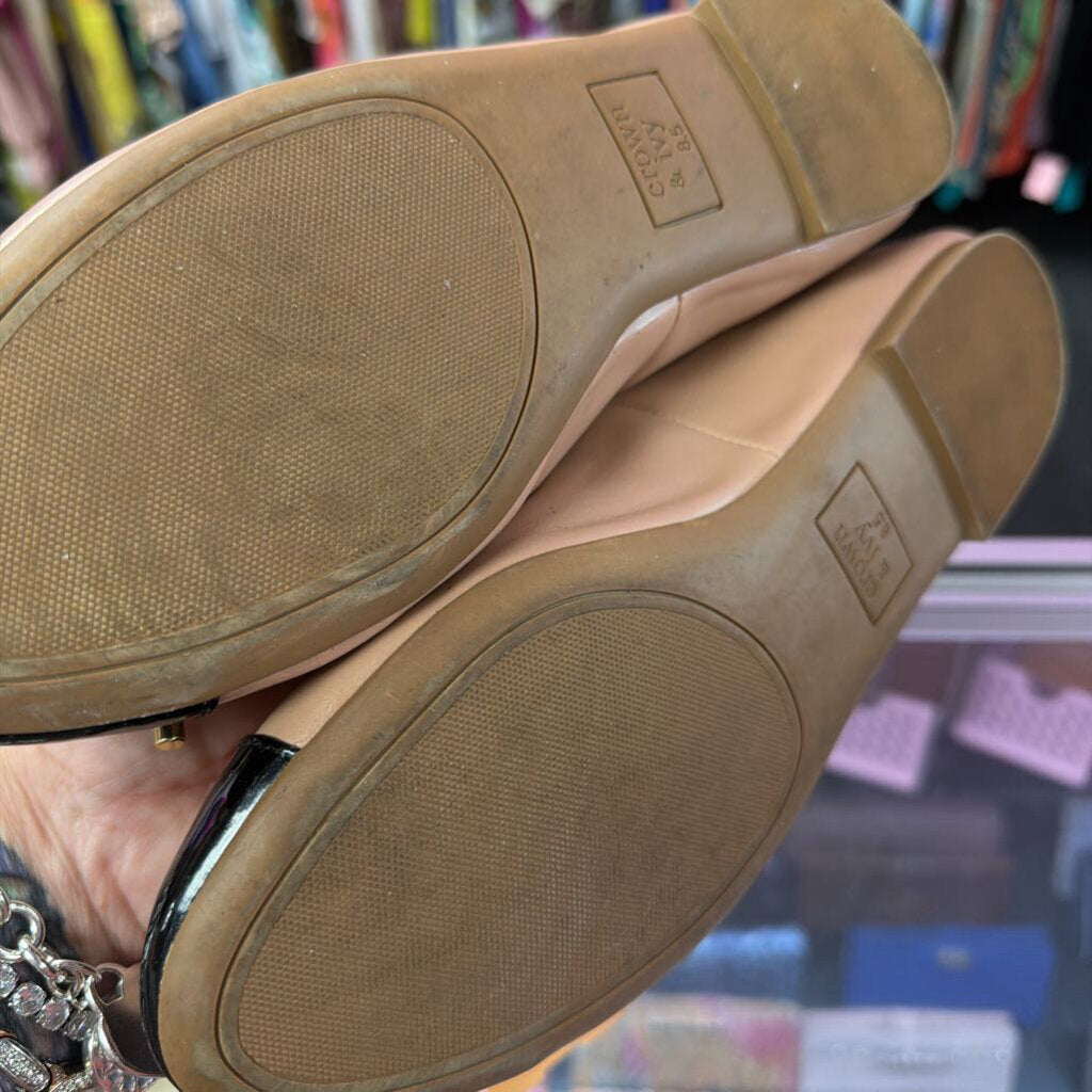 8.5 M Crown & Ivy Beale Cap Toe ballet Flat
