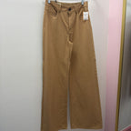 0 Wide Leg Solid Denim Jeans