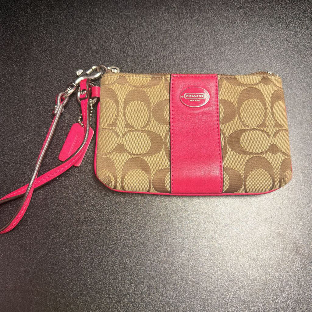 Coach Signature Wristlet Wallet