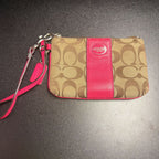 Coach Signature Wristlet Wallet