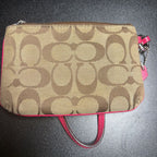 Coach Signature Wristlet Wallet