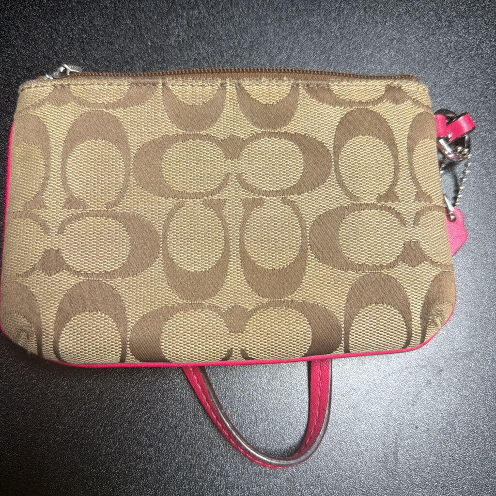 Coach Signature Wristlet Wallet