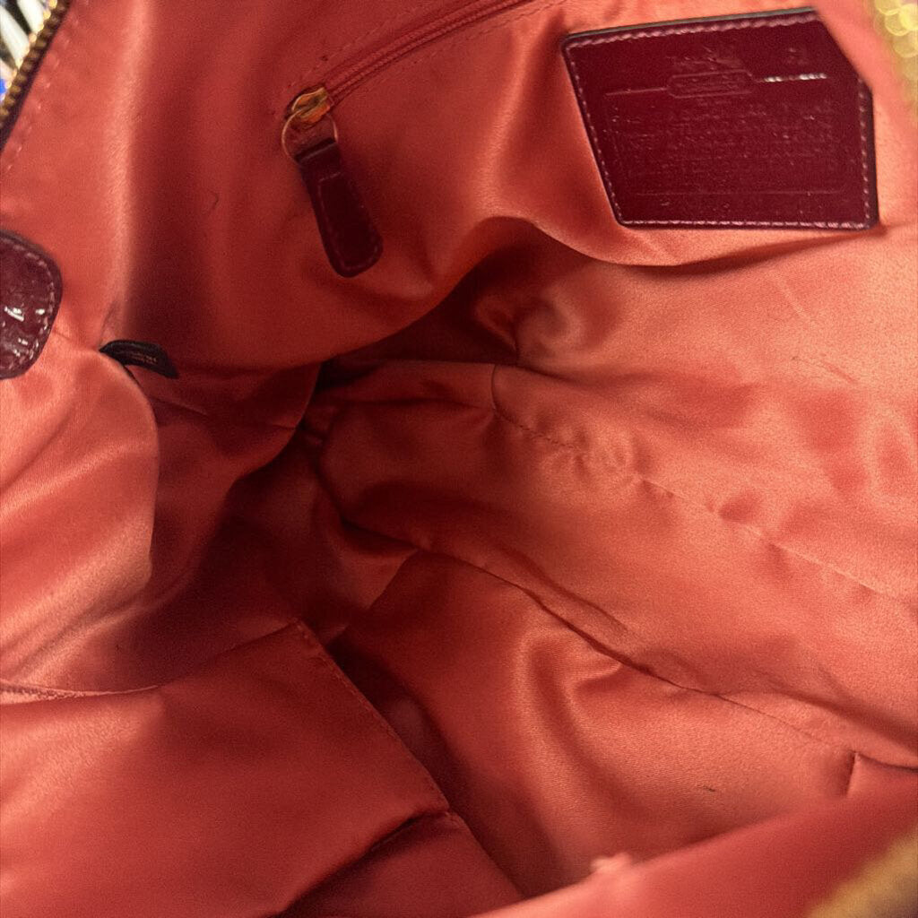 Coach Madison Sophia Patent Leather Satchel W/ Chain Strap