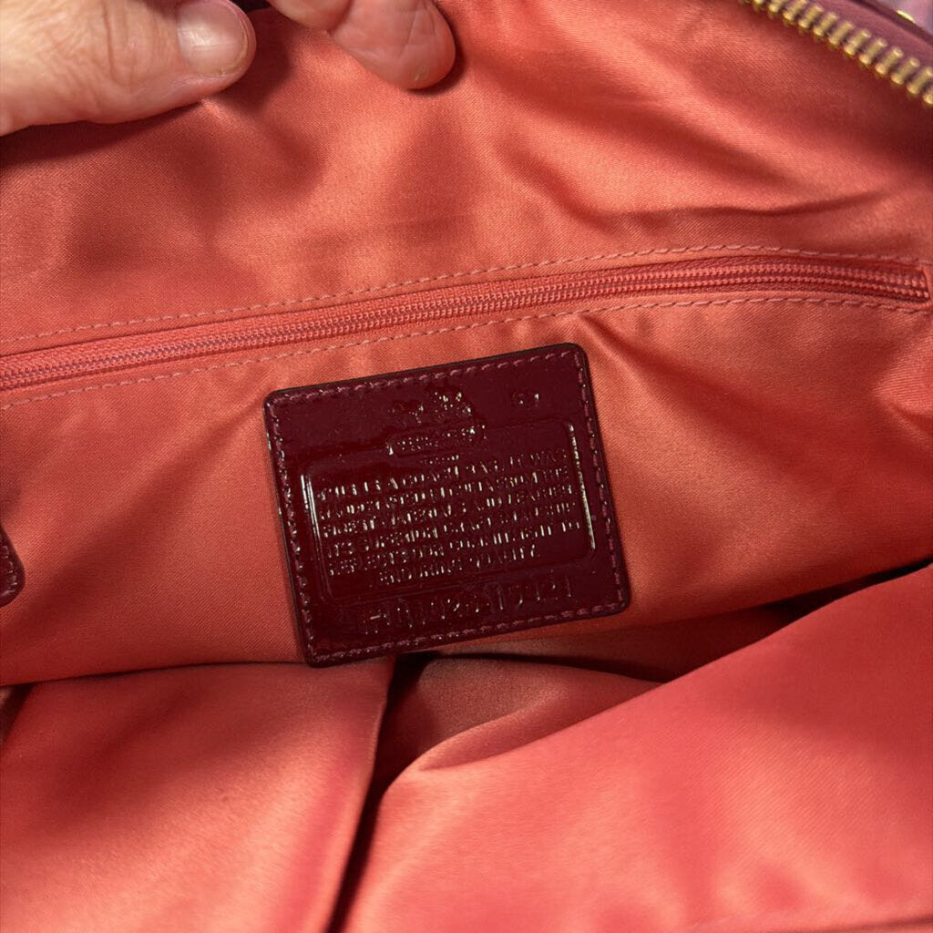 Coach Madison Sophia Patent Leather Satchel W/ Chain Strap