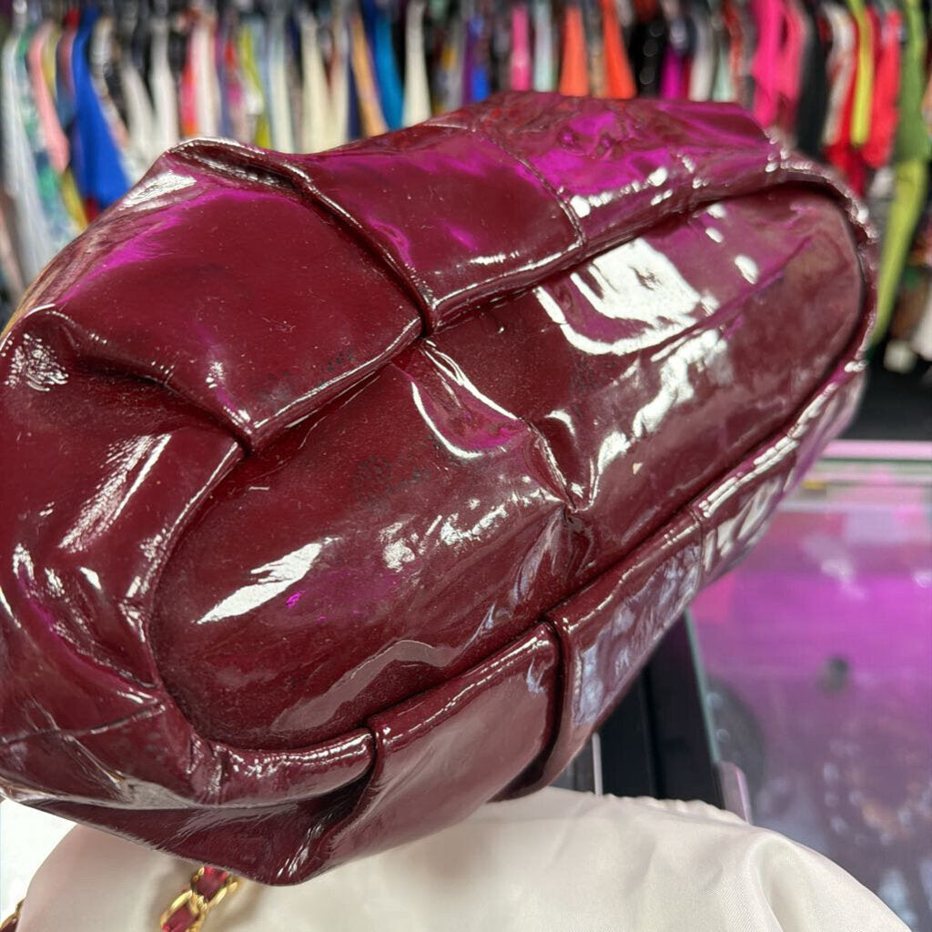 Coach Madison Sophia Patent Leather Satchel W/ Chain Strap