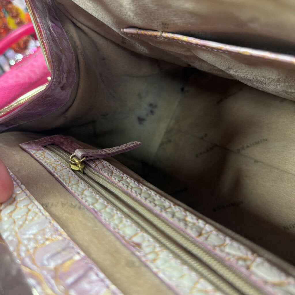 Brahmin Juliette Kiss-Lock Satchel Ombre Melbourne