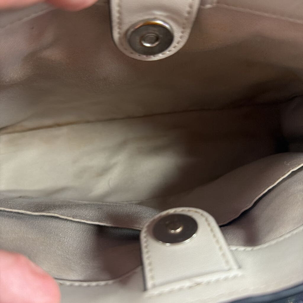 Coach Lane Carryall Leather Handbag Top Handle Turnlock
