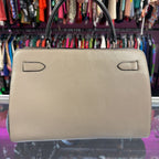 Coach Lane Carryall Leather Handbag Top Handle Turnlock