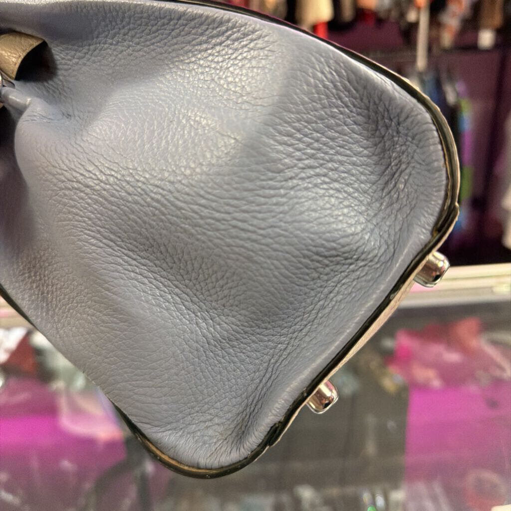 Coach Lane Carryall Leather Handbag Top Handle Turnlock