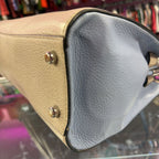 Coach Lane Carryall Leather Handbag Top Handle Turnlock