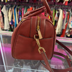 Michael Kors Bedford Pebbled Leather Duffle Satchel