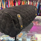 Marc Jacobs VTG 2005 Quilted Stam Bag Kiss-Lock Chunky Strap Retail $995