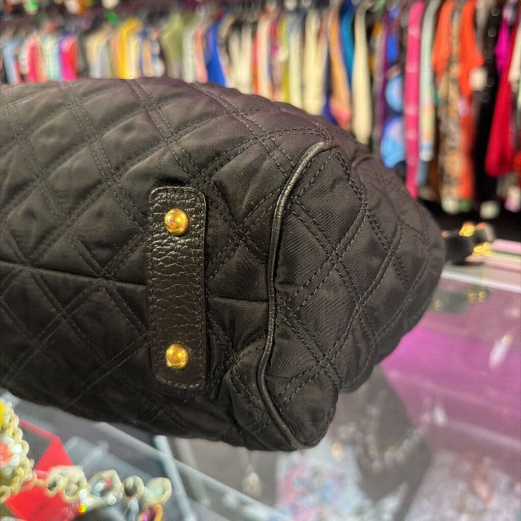 Marc Jacobs VTG 2005 Quilted Stam Bag Kiss-Lock Chunky Strap Retail $995