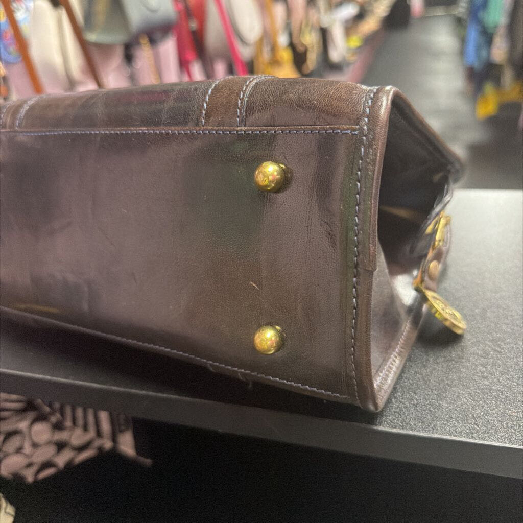Brahmin Vintage Smooth Leather Satchel