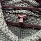 MED L/S B/F Knit Eyelet Solid Cardigan