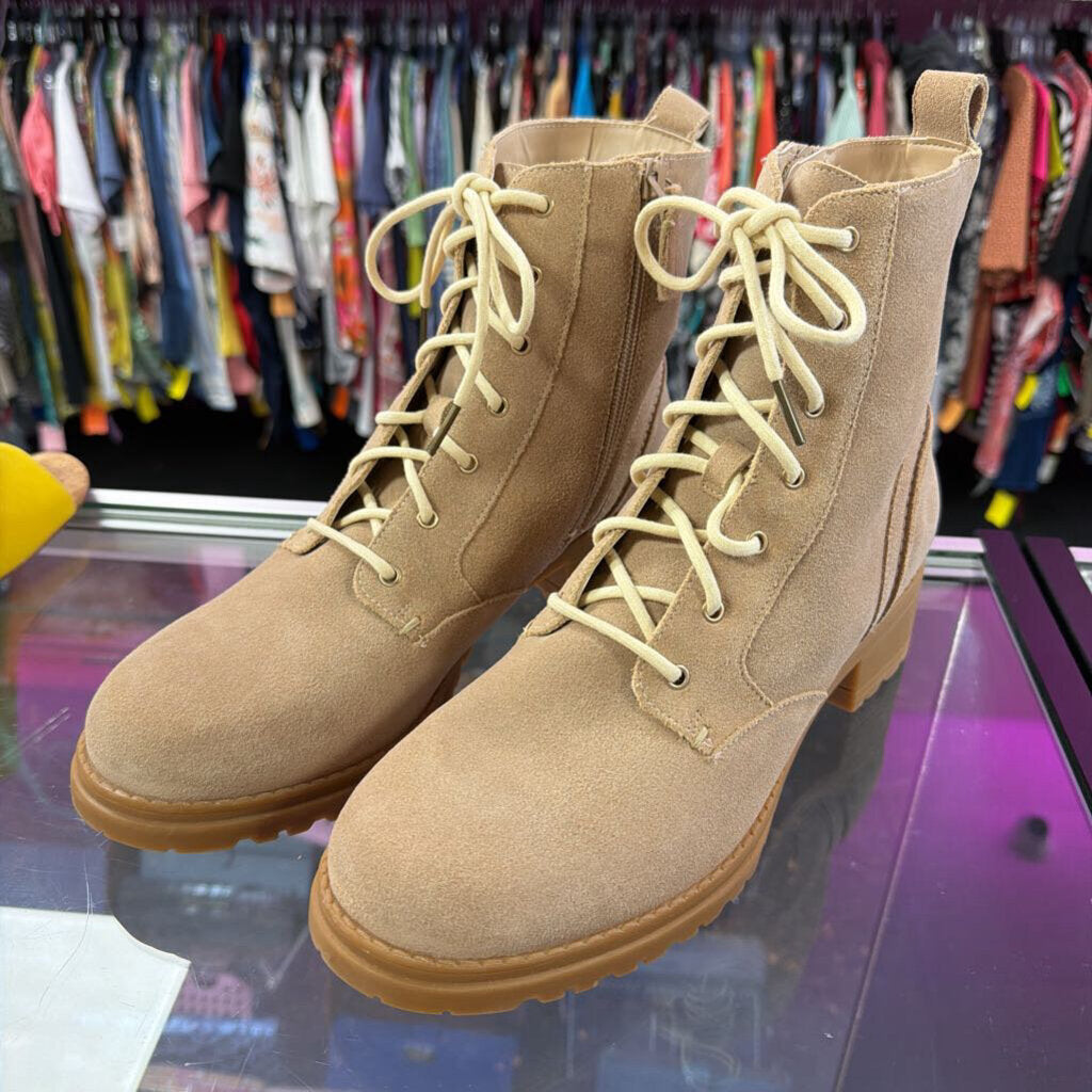 10 Cole Haan Camea WaterProof Combat Boots Suede