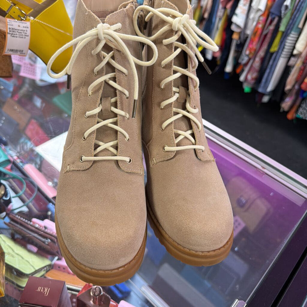 10 Cole Haan Camea WaterProof Combat Boots Suede