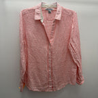 LG L/S B/F Stripes Collar Linen Shirt