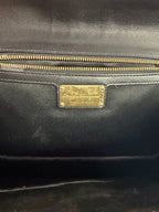 Salvatore Ferragamo Vintage Vara Bow Leather Striped Chain Strap Crossbody
