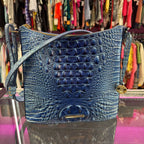 Brahmin Katie Crossbody Croco-Embossed Melbourne leather