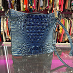 Brahmin Katie Crossbody Croco-Embossed Melbourne leather