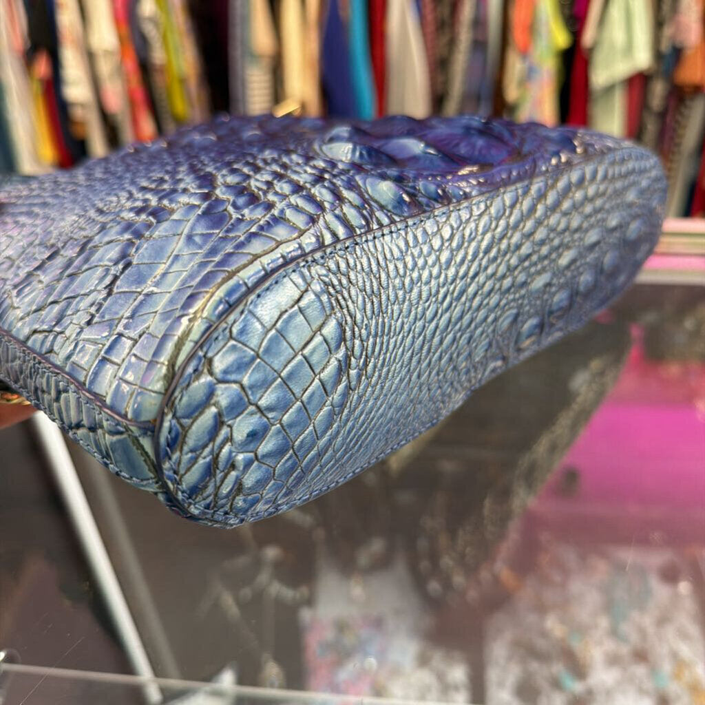Brahmin Katie Crossbody Croco-Embossed Melbourne leather