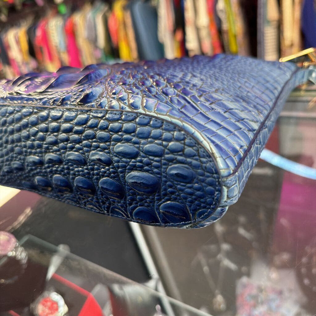 Brahmin Katie Crossbody Croco-Embossed Melbourne leather
