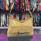 B Makowsky Soft Leather Shoulder Hobo Bag