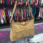 B Makowsky Soft Leather Shoulder Hobo Bag