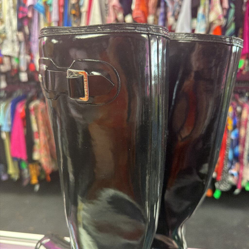8 Hunter Boots Tall Rubber Rain Boot