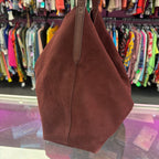 Antonio Melani Suede Slouchy Shoulder Hobo Bag