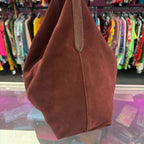 Antonio Melani Suede Slouchy Shoulder Hobo Bag